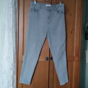 Dynamite Kate pale grey high rise jegging